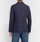 Blue Blue Japan - Indigo Slim-Fit Unstructured Linen Blazer - Indigo