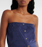 Melissa Odabash Naomi cotton-blend terry romper