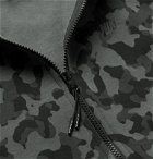 Nike - Camouflage-Print Cotton-Blend Tech Fleece Zip-Up Hoodie - Gray