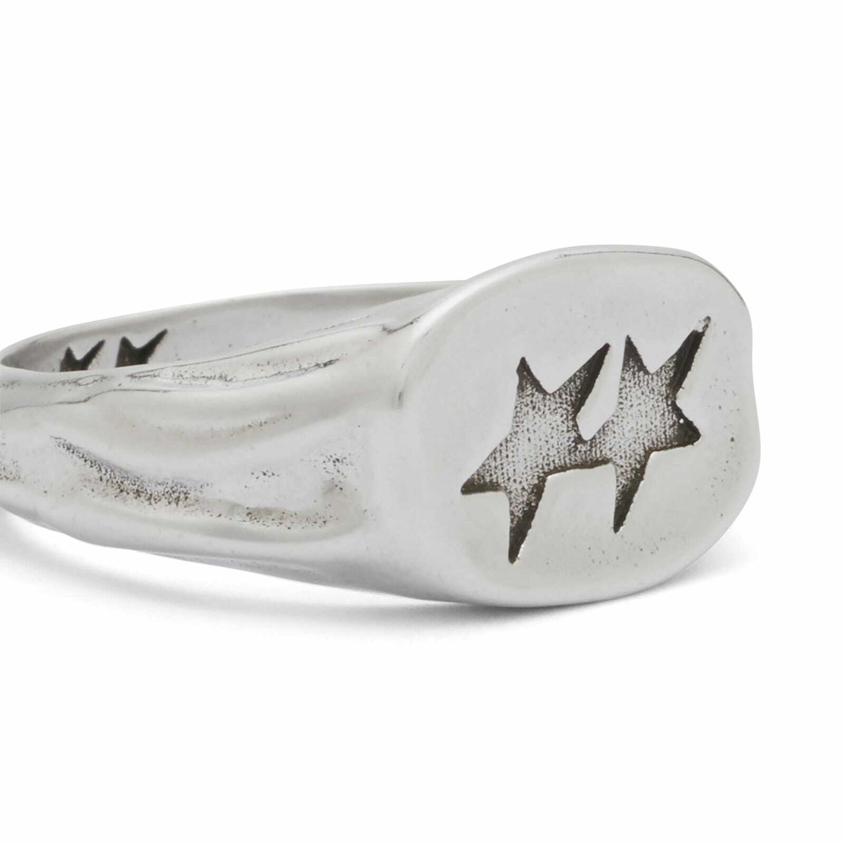 TwoJeys Superstar Signet Ring in Silver