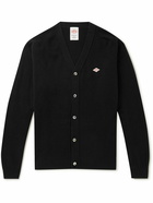 Danton - Logo-Appliquéd Wool Cardigan - Black