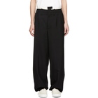 Camiel Fortgens Black Worsted Suit Trousers