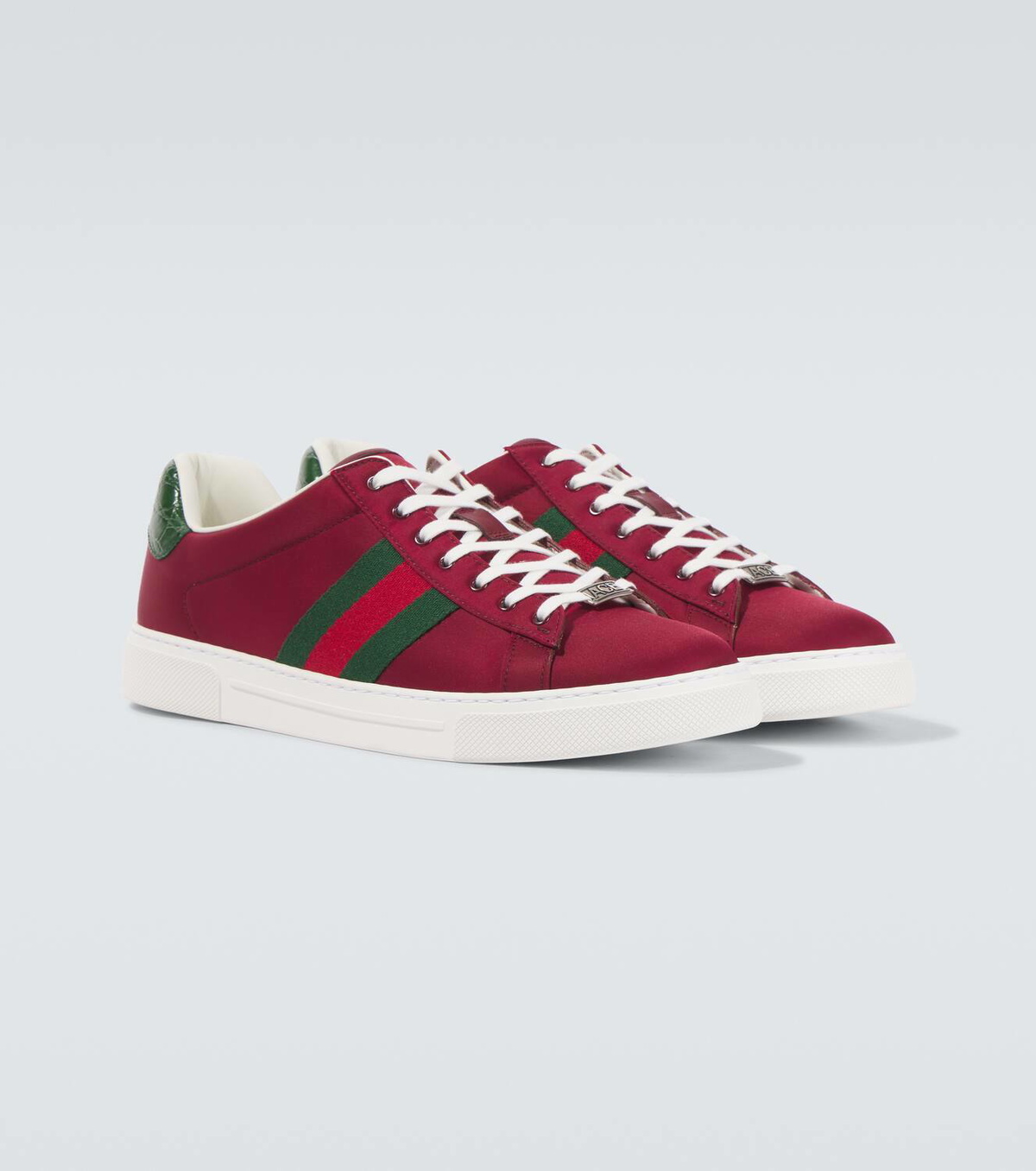 adidas gazelle silver green womens Gucci Tricolor X Adidas Vintage GG Gazelle Sneaker 7.5 – THE CLOSET main image 0