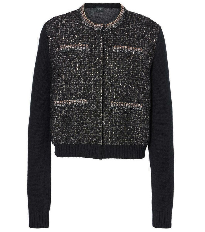 Photo: Giambattista Valli Sequined wool cardigan