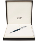 Montblanc - Meisterstück Resin and Platinum-Plated Ballpoint Pen - Blue