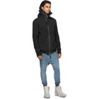 Boris Bidjan Saberi Black Vinyl Coated Zip-Up Jacket