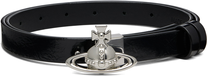 Photo: Vivienne Westwood Black Small Orb Buckle Belt