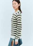 Marni Striped Wool-Mohair Sweater
