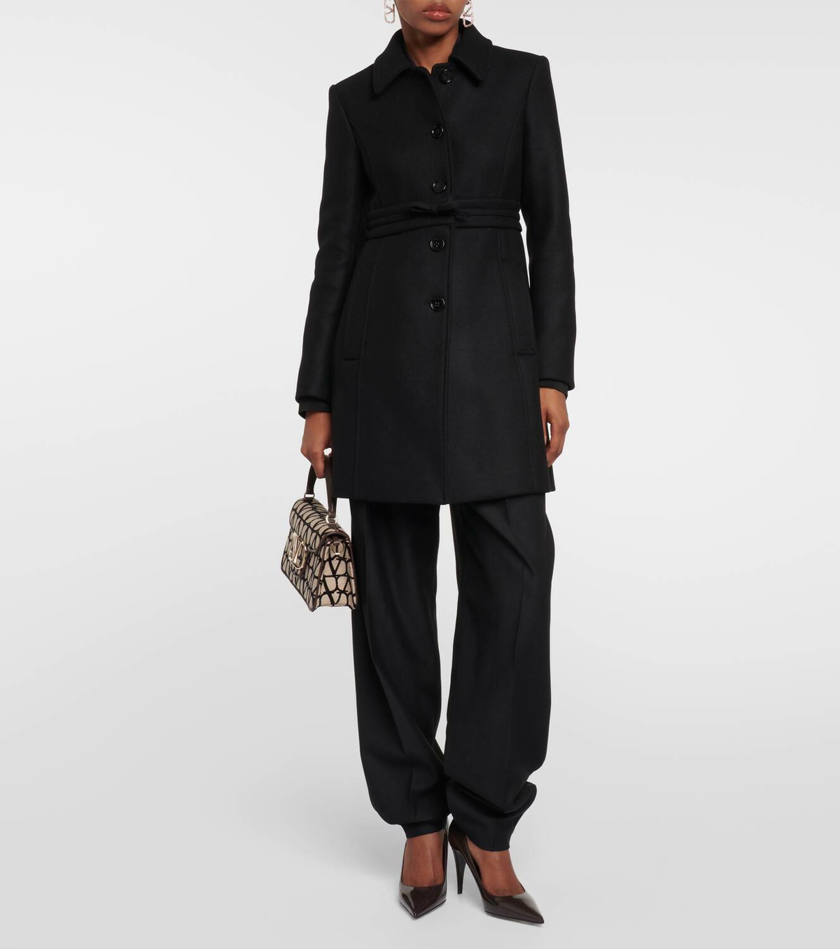 REDValentino Single-breasted wool-blend coat