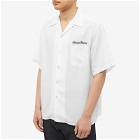 Wacko Maria Men's Short Sleeve Type 2 50's Shirt in White