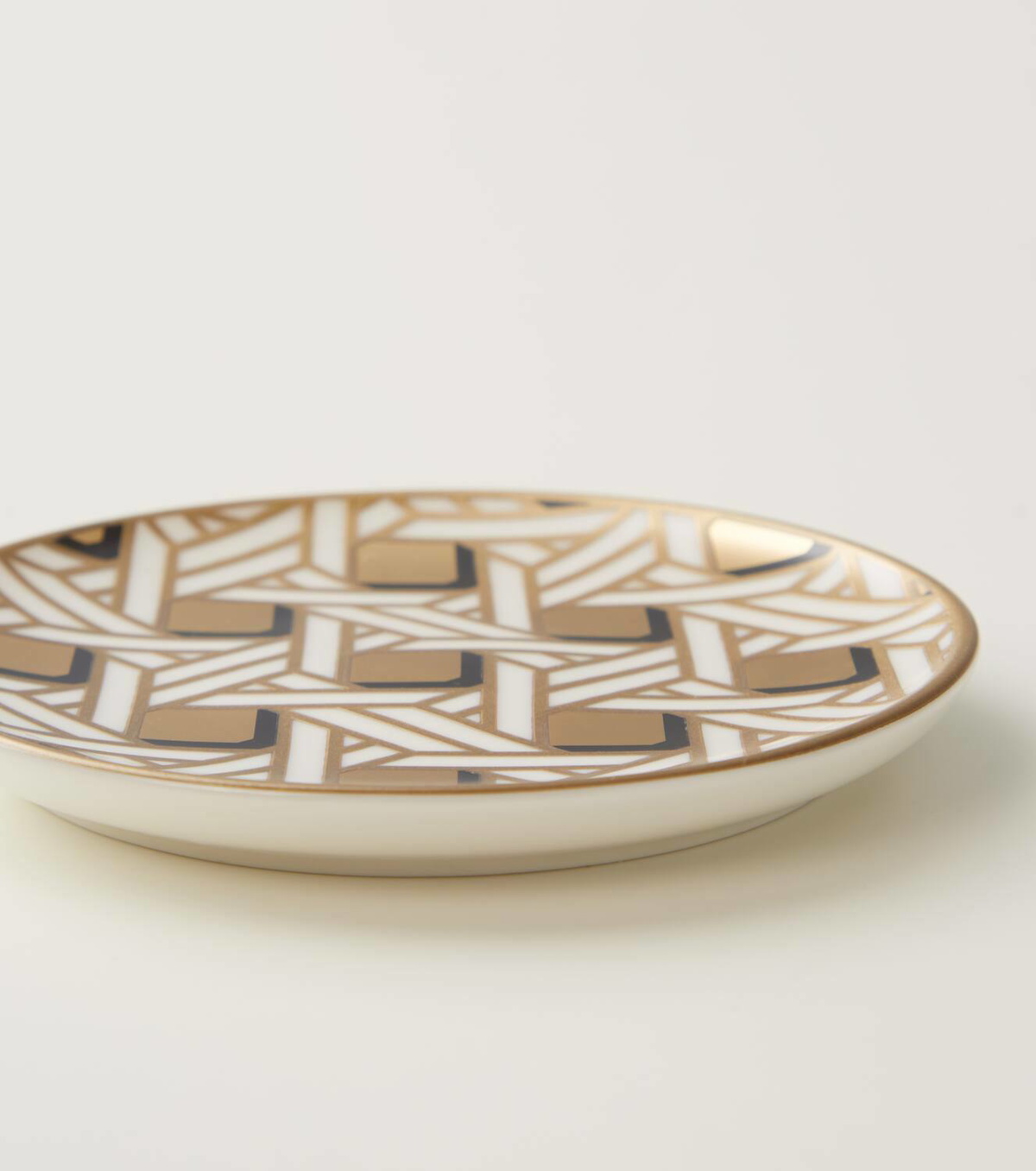 Jonathan Adler Basketweave set of 4 coasters