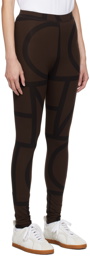 TOTEME Brown Monogram Leggings