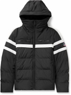 Fusalp - Abelban Quilted Colour-Block Hooded Ski Jacket - Black