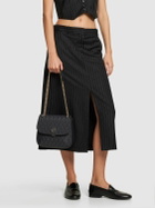 GIORGIO ARMANI - Embossed Logo Shoulder Bag