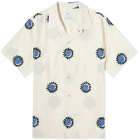Paul Smith Men's Embroidered Vacation Shirt in Blue
