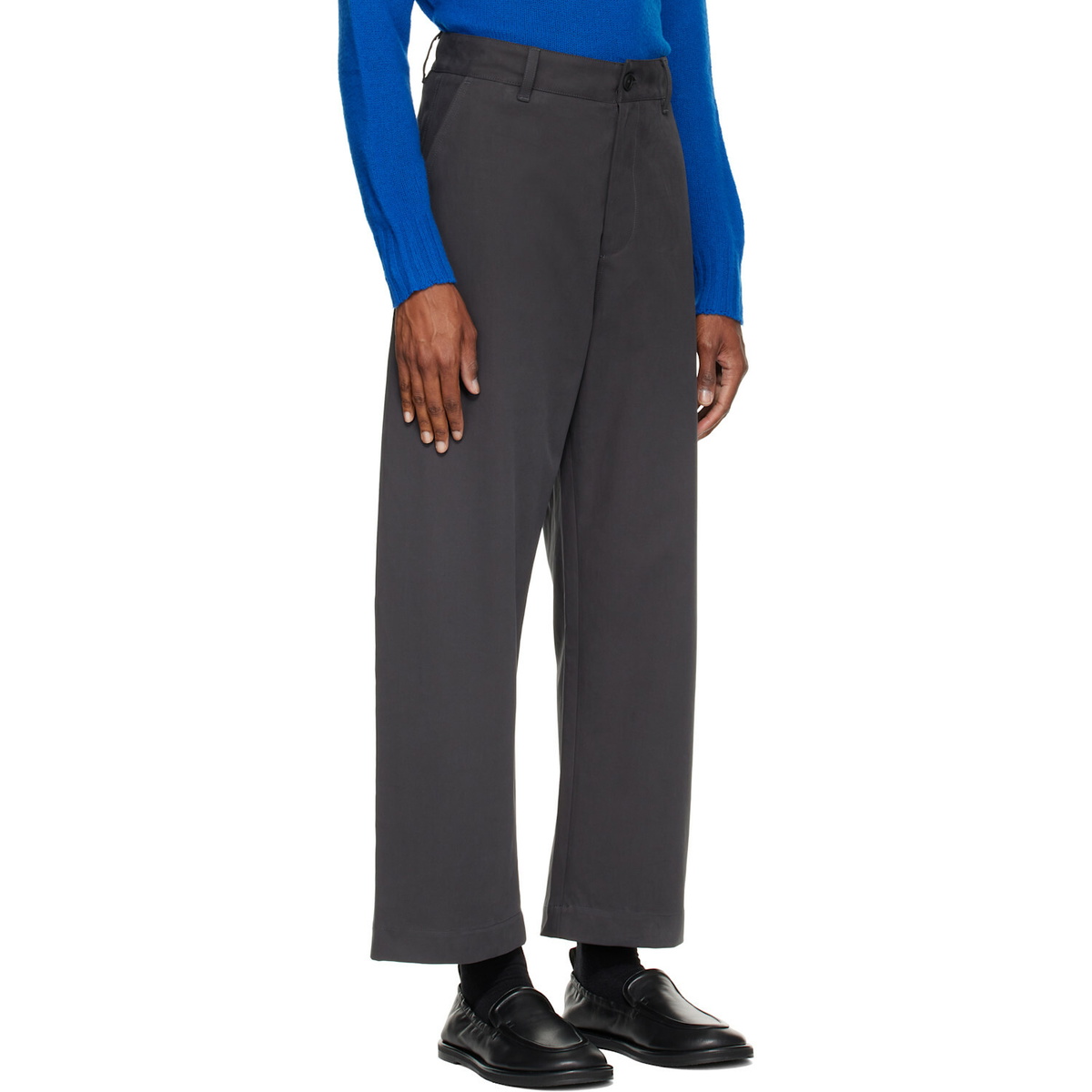 Studio Nicholson Gray Minard Trousers