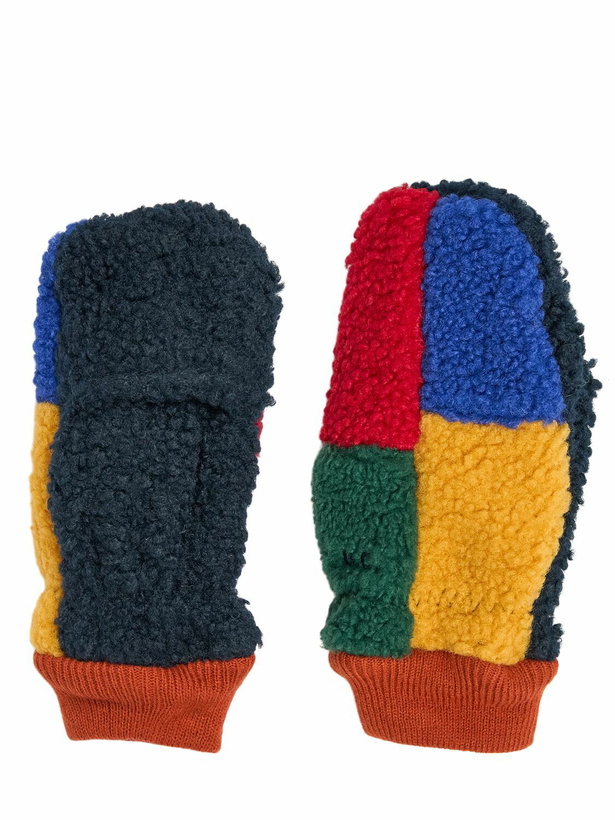 Photo: BOBO CHOSES Color Block Poly Teddy Mittens