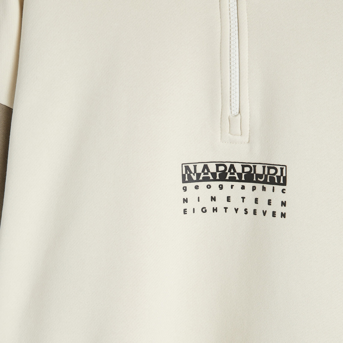 Napapijri Men's Premium 1987 Half Zip Sweatshirt in Colour Block