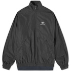 Balenciaga Men's Runway Double Layer Patch Jacket in Black