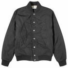 1017 ALYX 9SM Men's Nylon Logo Varsity Jacket in Black