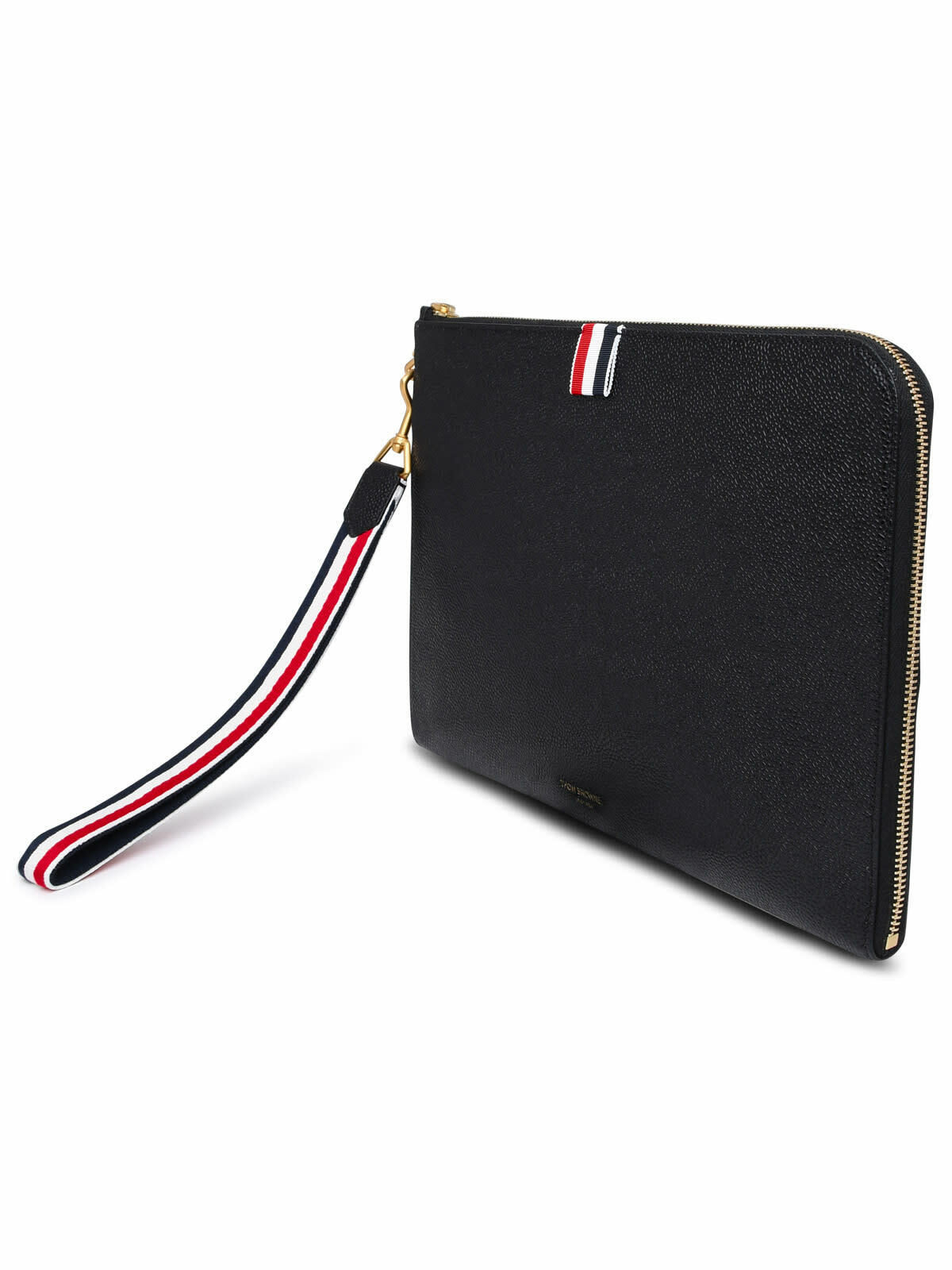 Thom Browne Unisex Melange Grey Wool Clutch main image 1