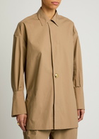 Darkpark Jodie Cotton-poplin Shirt Camel