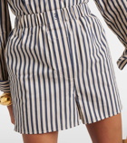 The Frankie Shop Lui cotton-blend Bermuda shorts