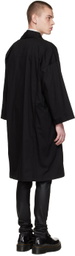 Naked & Famous Denim SSENSE Exclusive Black Coat