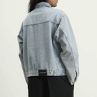 MKI Men's Twisted Weave Trucker Jacket in Bleach Wash