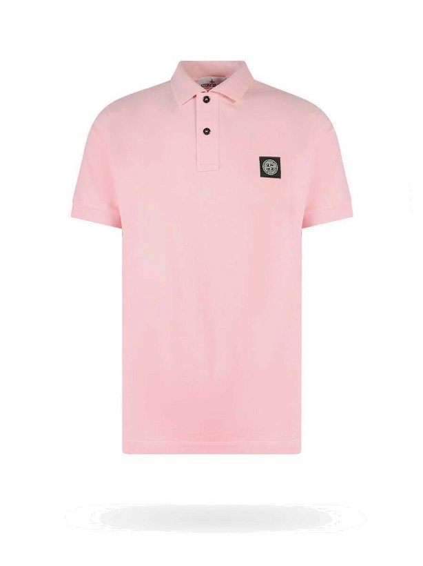 Photo: Stone Island   Polo Shirt Pink   Mens
