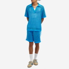 Adidas CLOT Crochet by EC Shorts in Bright Blue