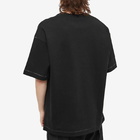 Comme des Garçons Homme Men's Contrast Stitch Pocket Logo T-Shirt in Black