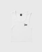 Patta Cropped Waffle Tank Top White - Womens - Tops & Tanks