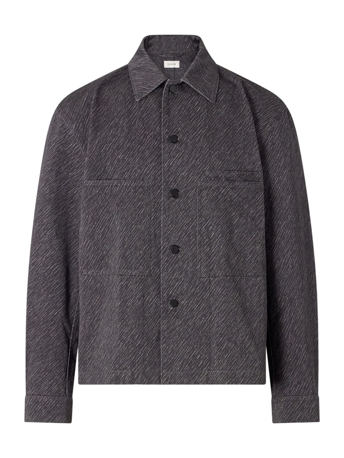 LEMAIRE Black Twisted Sleeve Workwear Jacket Lemaire