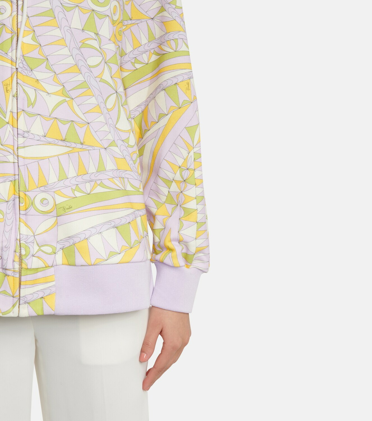 Pucci Printed zipped hoodie