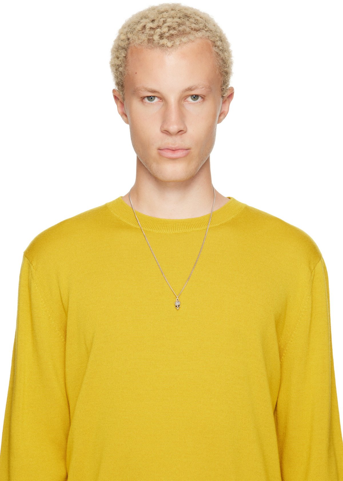 Emanuele Bicocchi Pearl Skull Necklace