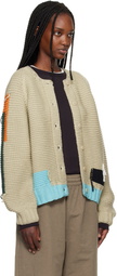 YMC Beige Atomic Cardigan
