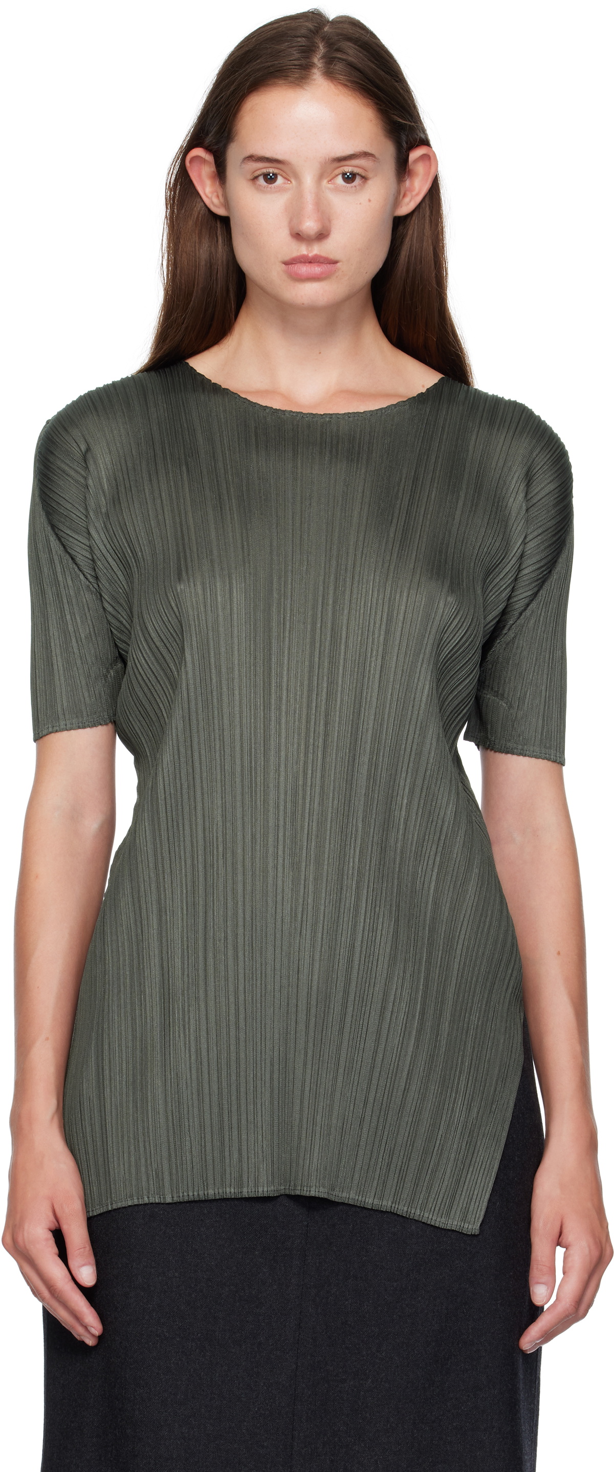 Pleats Please Issey Miyake Black Pleats Beret Pleats Please