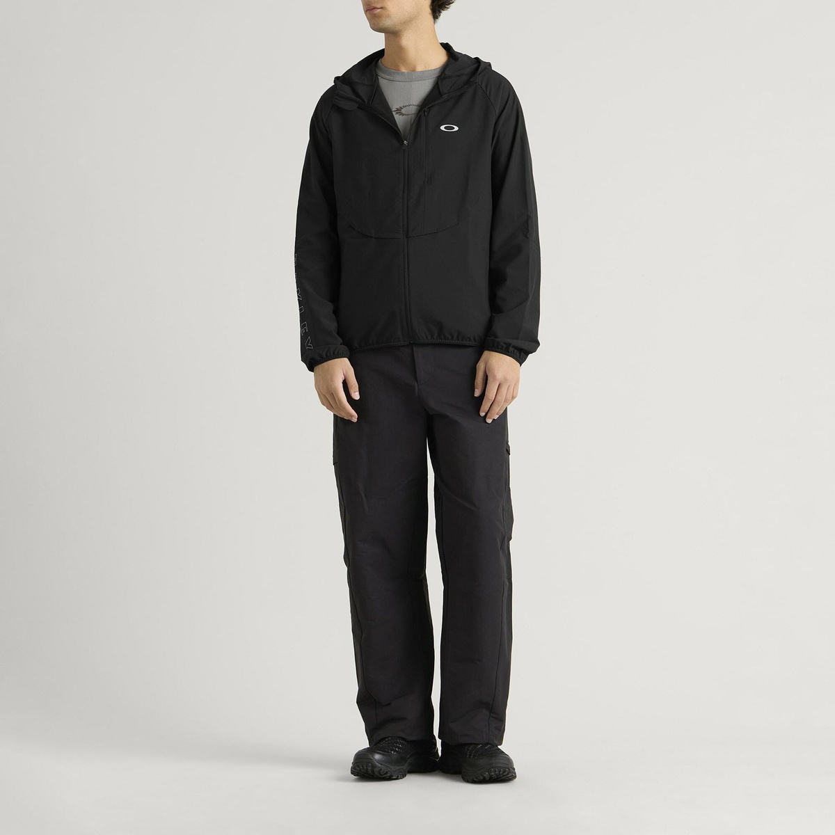 Oakley Men's Edge Force Active Jacket in Pitch Black