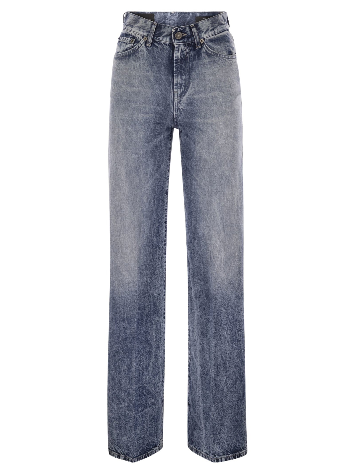DONDUP - Amber Wide Leg Denim Jeans Dondup