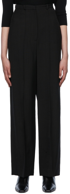 Photo: Totême Black Wide-Leg Trousers