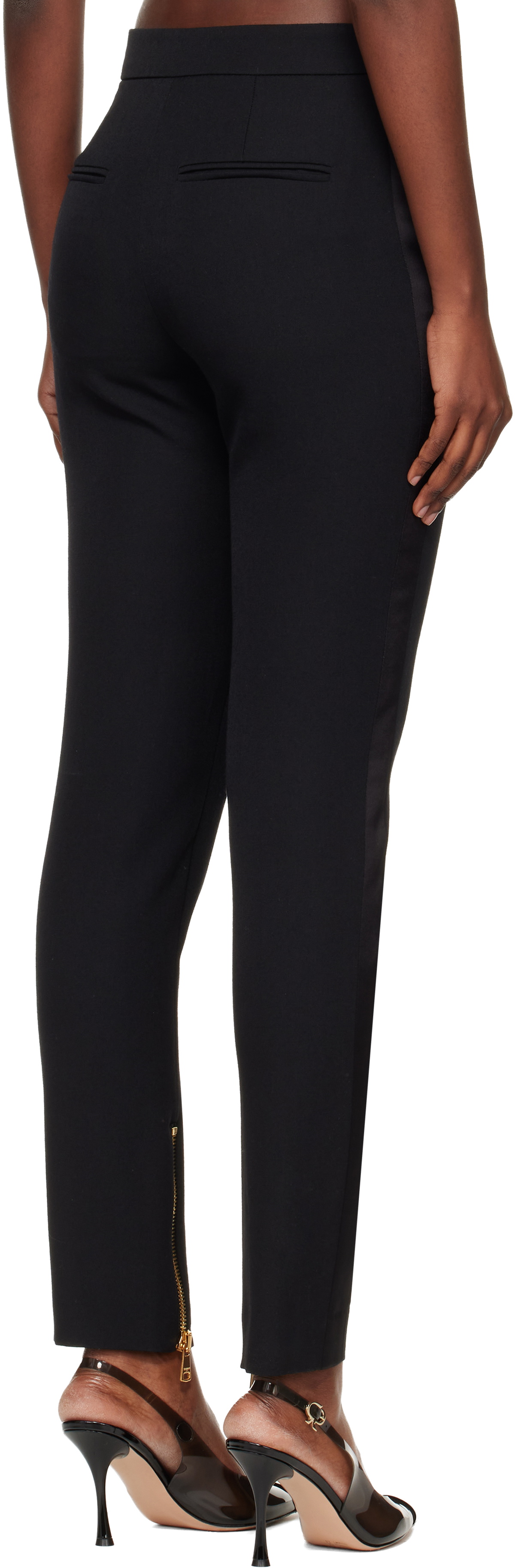 Balmain Black Tailored Trousers