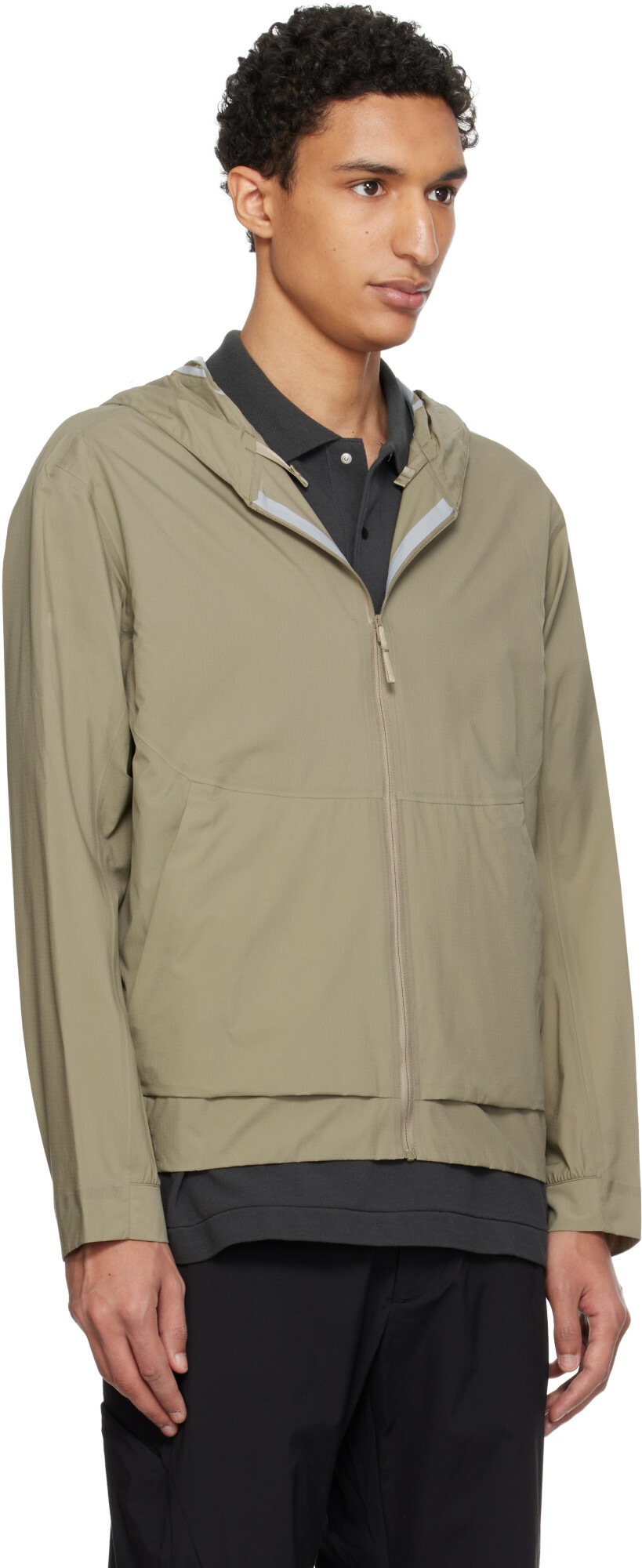 Veilance Taupe Demlo Hoody Jacket