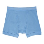 Calvin Klein Underwear Three-Pack Blue Cotton Boxer Briefs
