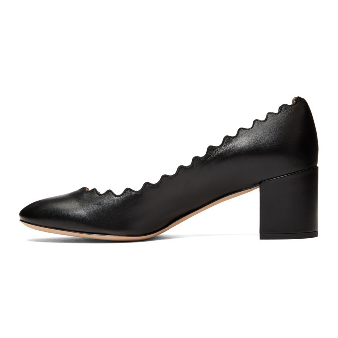 Chloe Black Nappa Lauren Heels