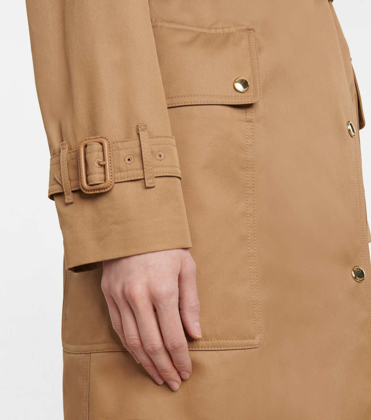 Burberry - Cotton Gabardine Trench Coat Burberry