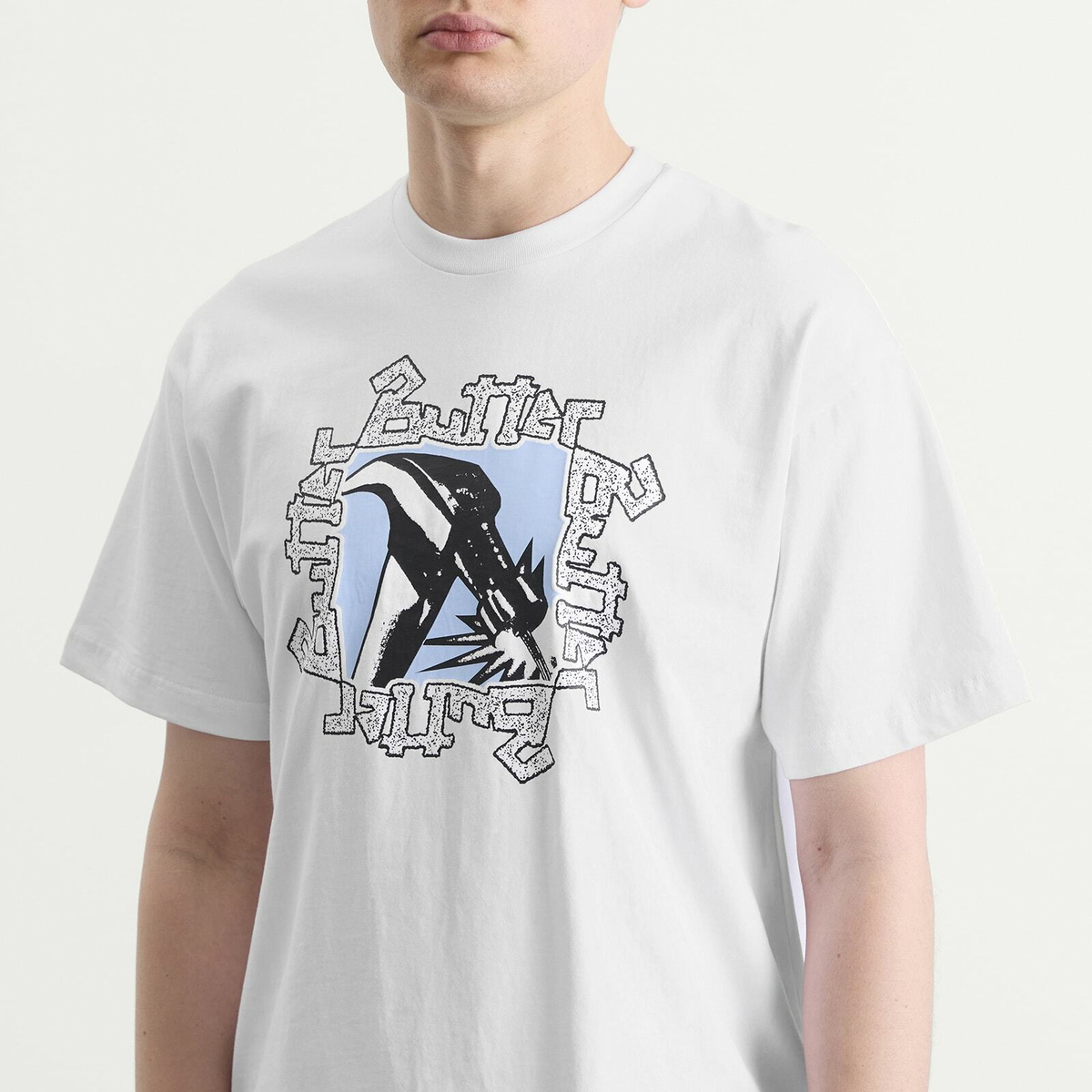 Butter Goods Men's Hammer T-Shirt in White