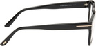 TOM FORD Black Blue Block Soft Square Blue Light Optical Glasses