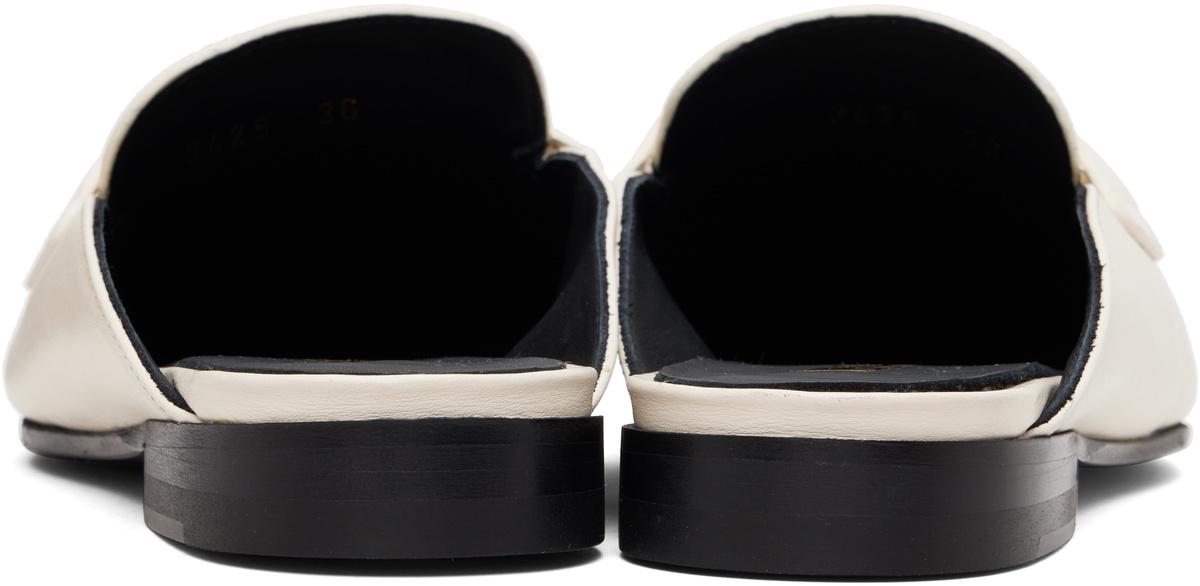Versace Off-White Medusa Leather Loafers