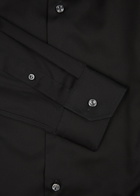 Eton Black Cotton-twill Shirt